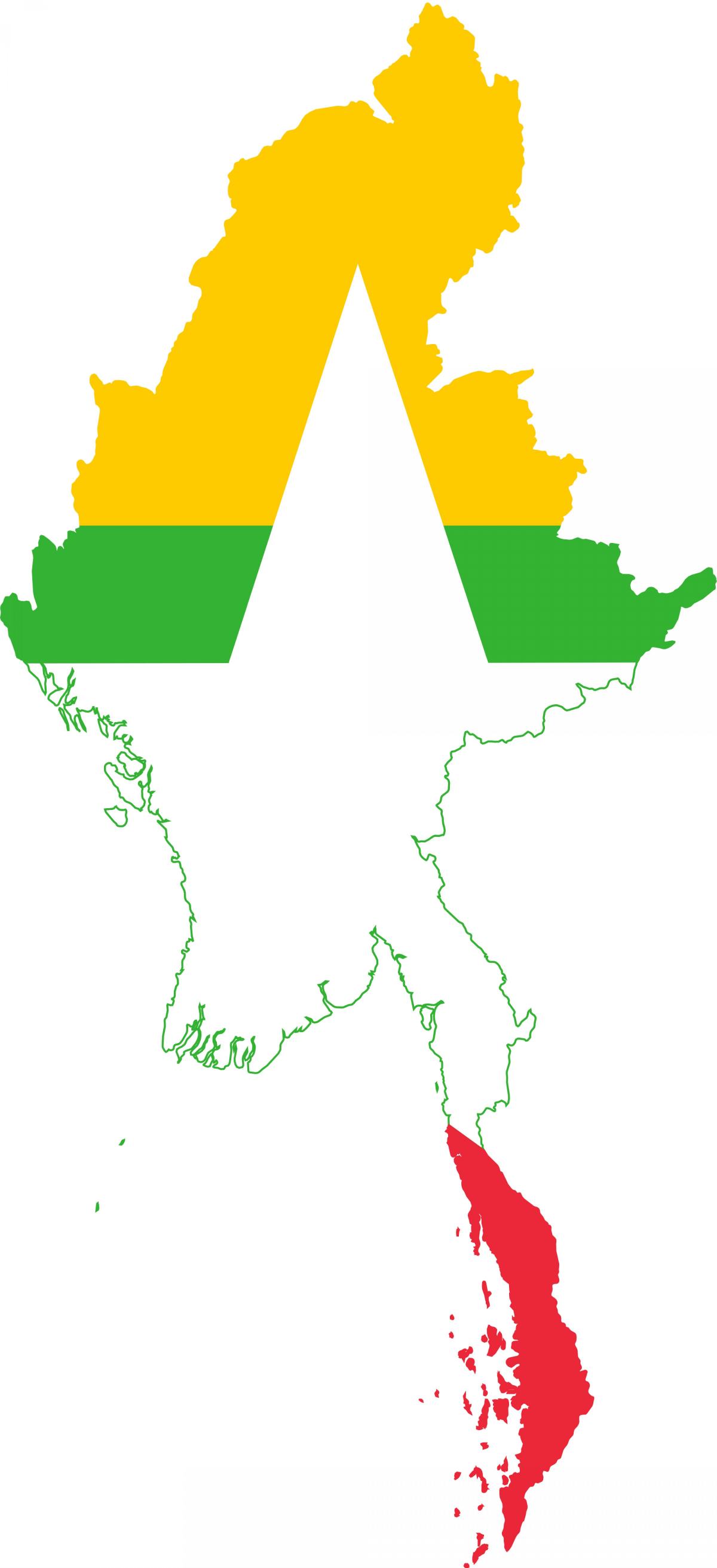 Bản đồ của Myanmar logo